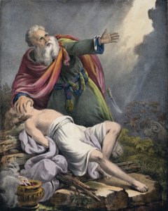 Abraham obětoval svého syna Izáka