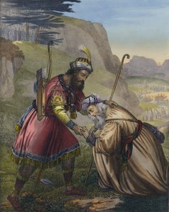 Jakubovo usmíření se svým bratrem Ezauem od Siegfried Detler Bendixen
