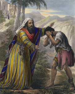 Marnotratný syn (barevná rytina) od Siegfried Detler Bendixen