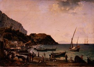 Přístav na ostrově Capri