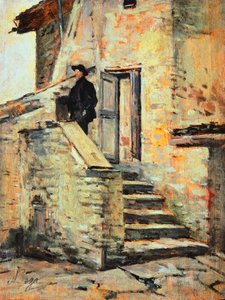 Dům Dona Giovanniho Verity od Silvestro Lega