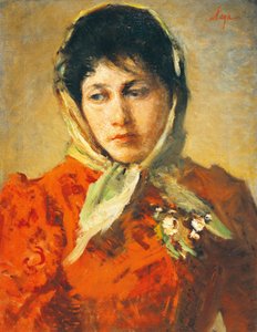 La scellerata (Vilná žena), od Silvestra Lega (1826-1895), olej na plátně, 50x38 cm od Silvestro Lega