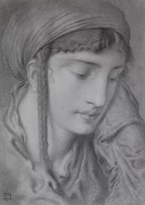 Hebrejská dívka od Simeon Solomon