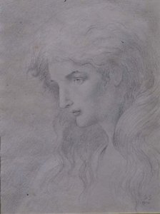 Alegorická hlava od Simeon Solomon