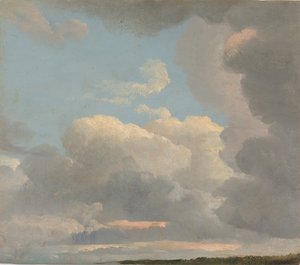Cloud Study Early Evening, ca. 1786-1806.