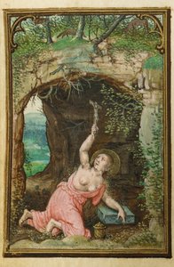 Folio z miniaturní Knihy hodin, použití Řím, Bruggy, 1530-35