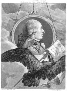 Jacques Alexandre Cesar Charles, francouzský fyzik, c1783.