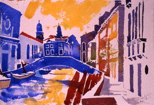 Angelo Raffaele, 2006 (akvarel na papíře) od Simon Fletcher