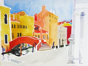 Campo S Guistina, 2006 (akvarel)