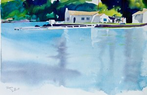 Pelagia, 2008 (akvarel) od Simon Fletcher