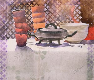 Xema Espagne, 2000 (akvarel) od Simon Fletcher