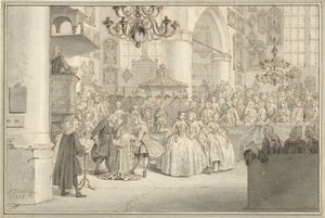 Křest prince Williama V., 1748