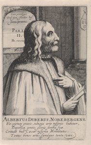Portrét Albrechta Dürera od Simon Frisius