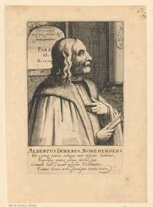 Portrét Albrechta Dürera od Simon Frisius