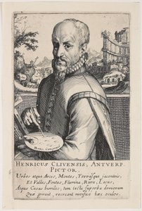 Portrét Hendrika van Cleefa od Simon Frisius
