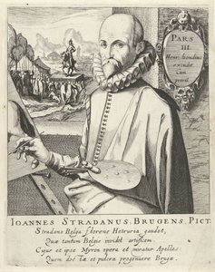 Portrét Jana van der Straeta od Simon Frisius