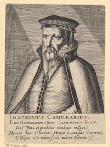 Portrét Joachima Camerariuse I. od Simon Frisius