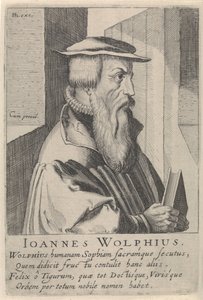 Portrét Johanna Wolfa od Simon Frisius