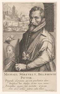 Portrét Michiela Mierevelta od Simon Frisius