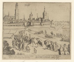 Truchsess je přijat v Delftu, 1584 od Simon Frisius