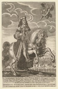 Portrét Fredericka Viléma 1620-1688, braniborského kurfiřta, vévody z Pruska, 1680 od Simon Grimm