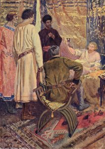 Ilustrace k Talismanu sira Waltera Scotta (barevné lito)