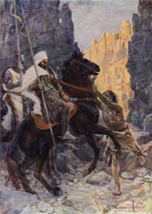 Ilustrace k Talismanu sira Waltera Scotta (barevné lito)