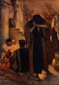 Zapření svatého Petra (barevné lito)