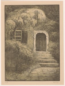 Dveře s kamennými schody The Backdoor (původní název)