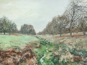 Richmondský park (olej na plátně)