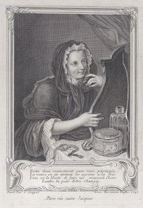 Koketní vdova, 1747., 1747. od Simon Nicolas Duflos