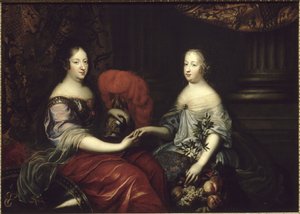 Anne von Österreich und Marie-Thérèse von Österreich, Königinnen von Frankreich von Simon Renard de Saint-Andre
