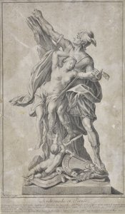 Perseus přináší Andromedu (kresba)