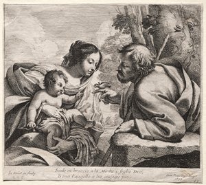 Svatá rodina od Simon Vouet