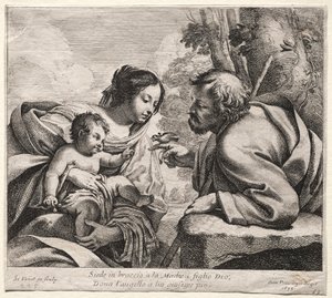 Svatá rodina, 1633. od Simon Vouet