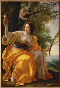 La charite celeste - Nebeská láska... od Simon Vouet