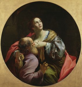Římská charita od Simon Vouet