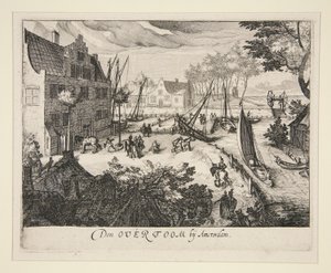 Overtoom poblíž Amsterdamu od Simon Wynhoutsz Frisius