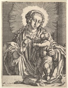 Panna a dítě. od Simon Wynhoutsz Frisius