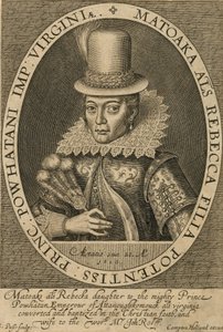 Pocahontas, 1616.