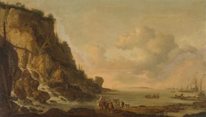 Skalnaté pobřeží od Simon de Vlieger (attributed to)