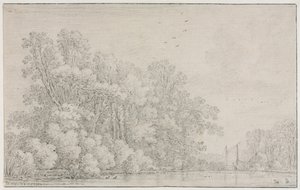 Říční krajina, c. 1650. od Simon de Vlieger