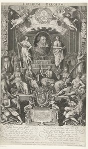 Frederick Henry jako ochránce náboženství a svobody, 1628 Liberum Belgium (název na objektu)