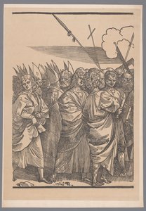 Reprodukce třetího dílu tištěné série De Triomf van Christus podle Joose Lambrechta od Simonau and Toovey