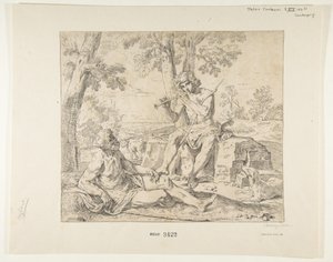 Merkur a Argus, asi 1630-1648. od Simone Cantarini