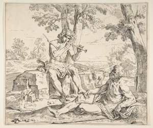 Merkur a Argus, ca. 1630-1648.