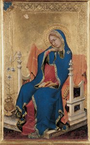 Mary, z Orsiniho polyptychu (tempera na panelu) (viz také 471172-5) od Simone Martini