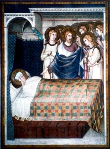 Sen svatého Martina, 14. století. od Simone Martini