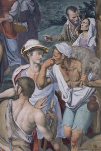 Klanění pastýřů, 1578-82 (detail 3497111) od Simone Veneziano Peterzano