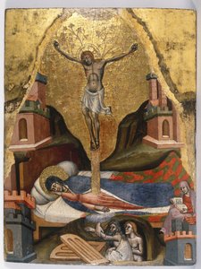 The Dream of the Virgin, cca 1365–80 (vaječná tempera a zlacení na desce z měkkého dřeva)